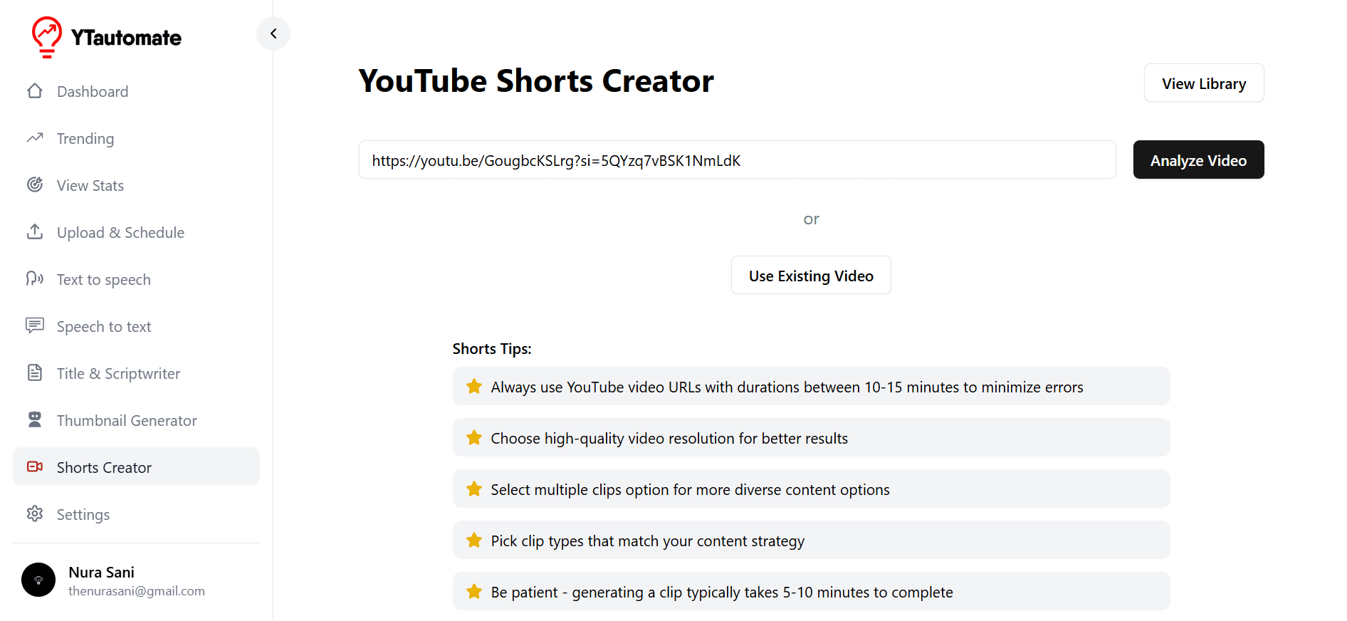 AI tools feature preview